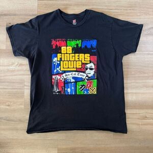 88 Fingers Louie So-Cal Black Tour Shirt Size XL Underground Chicago Punk Rock
